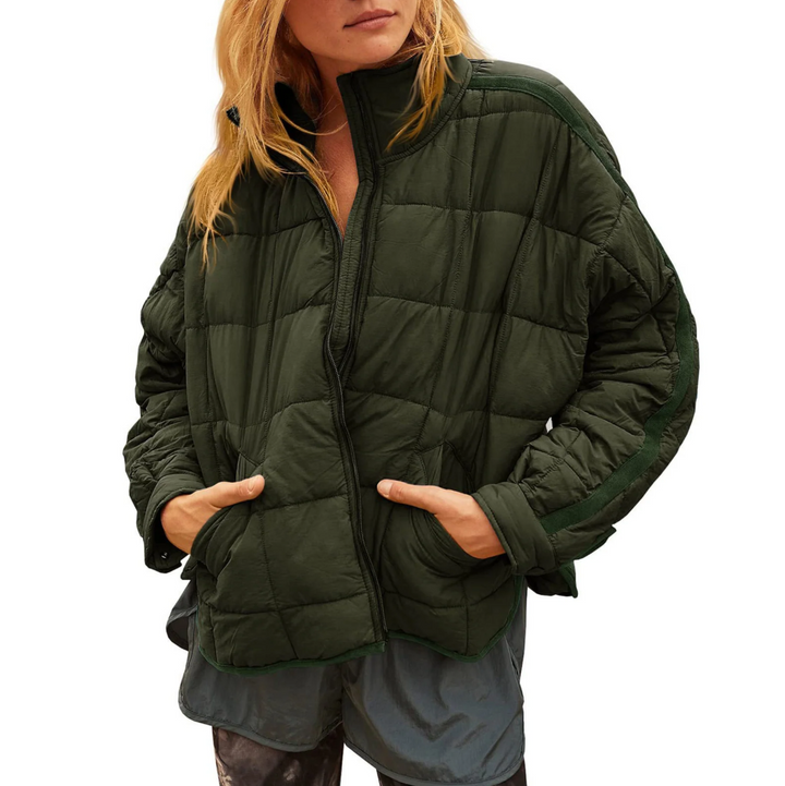 Aprielle™ | Lightweight Compact Zip Puffer Jacket