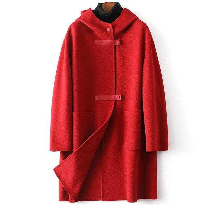 Victorine™ | Wool Hooded Coat