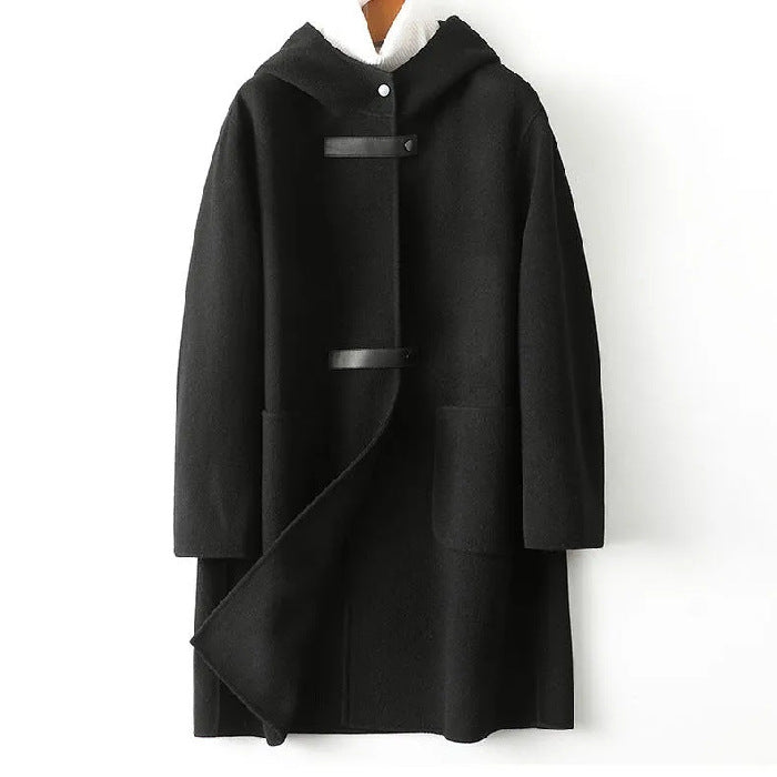 Victorine™ | Wool Hooded Coat