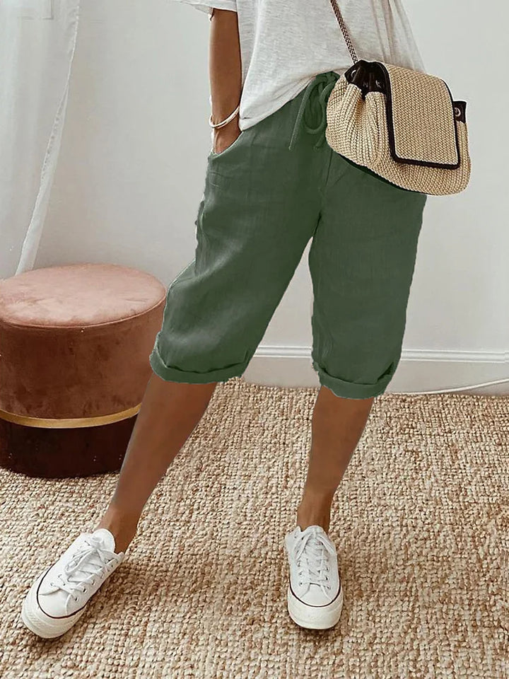 Rosa™ | Light Cotton-Linen Shorts