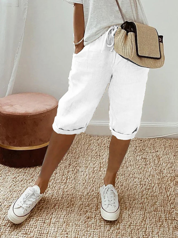 Rosa™ | Light Cotton-Linen Shorts