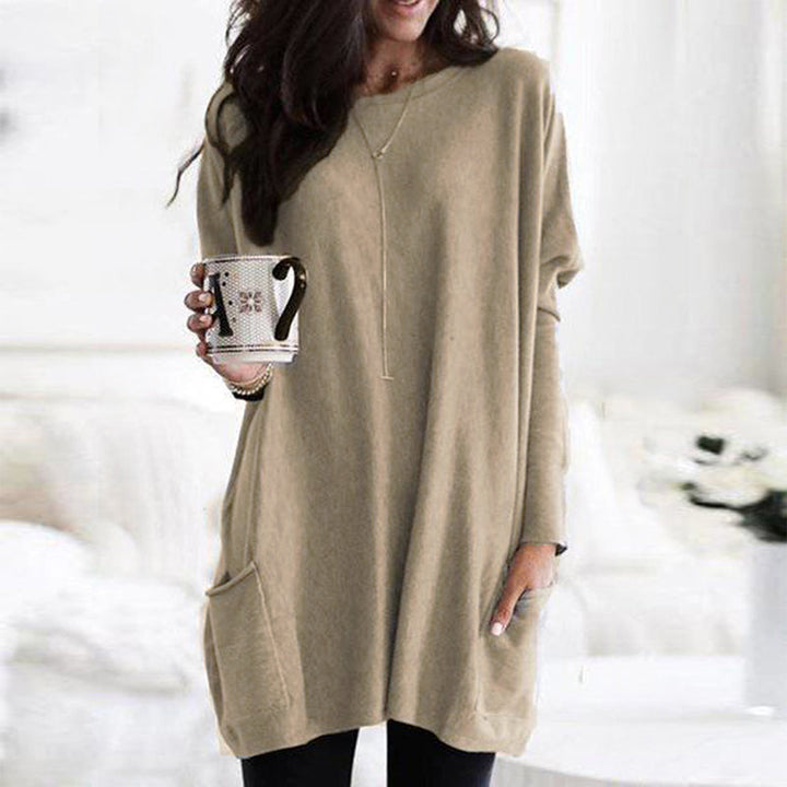 Maisira™ | Relaxed Pocket Tunic with Elegant Tummy Coverage