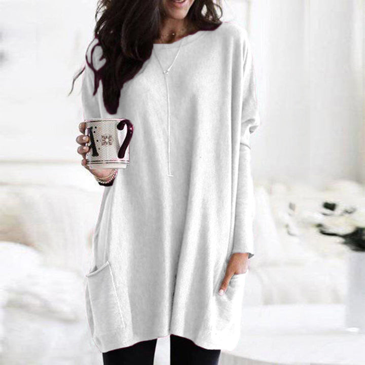 Maisira™ | Relaxed Pocket Tunic with Elegant Tummy Coverage