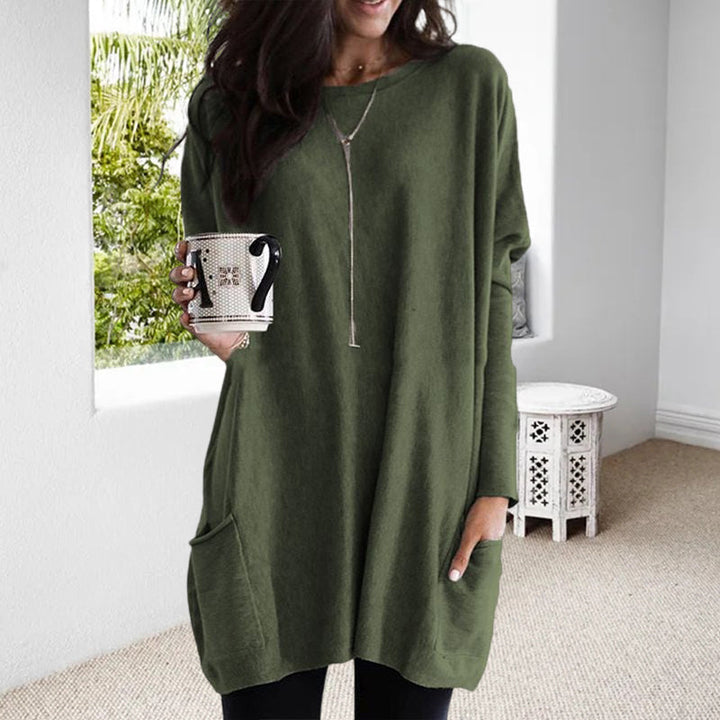 Maisira™ | Relaxed Pocket Tunic with Elegant Tummy Coverage