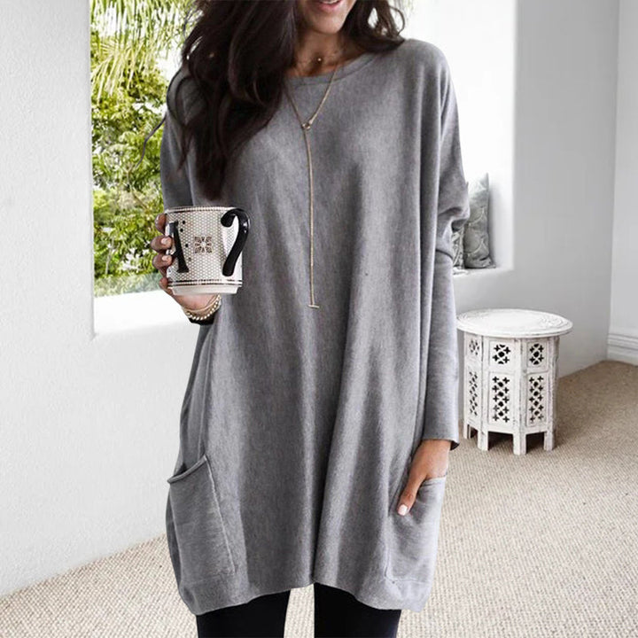 Maisira™ | Relaxed Pocket Tunic with Elegant Tummy Coverage