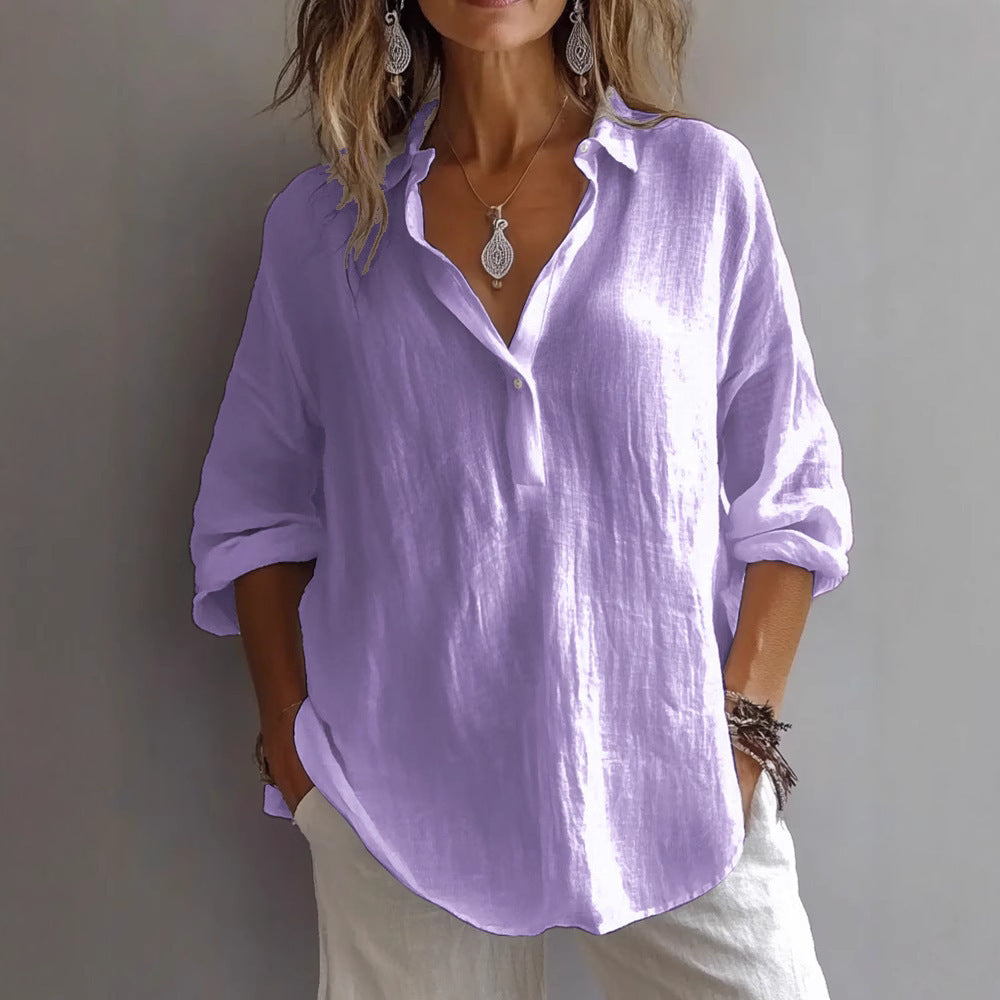 Solandra™ | Breezy V-Neck Midi Dress