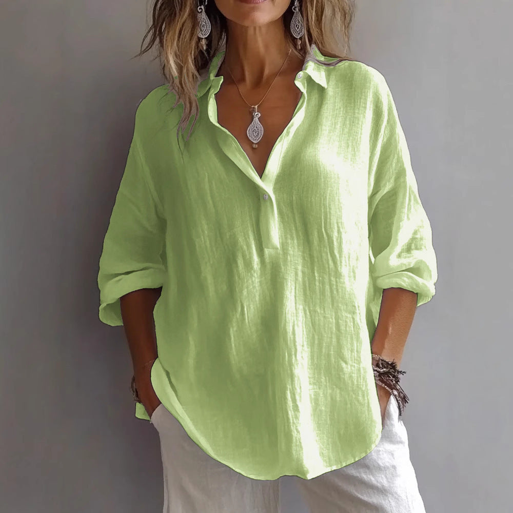 Solandra™ | Breezy V-Neck Midi Dress