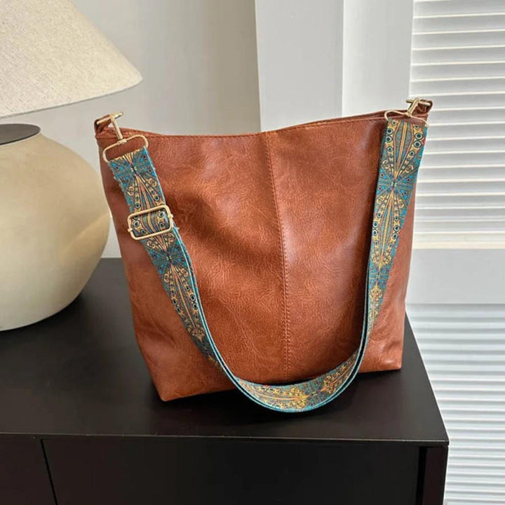 Chelyra™ | Vintage Leather Shoulder Bag – (Classic Elegance, Enduring Strength)