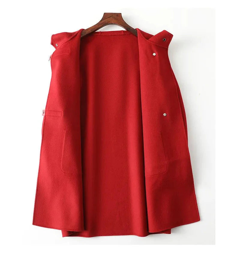 Victorine™ | Wool Hooded Coat