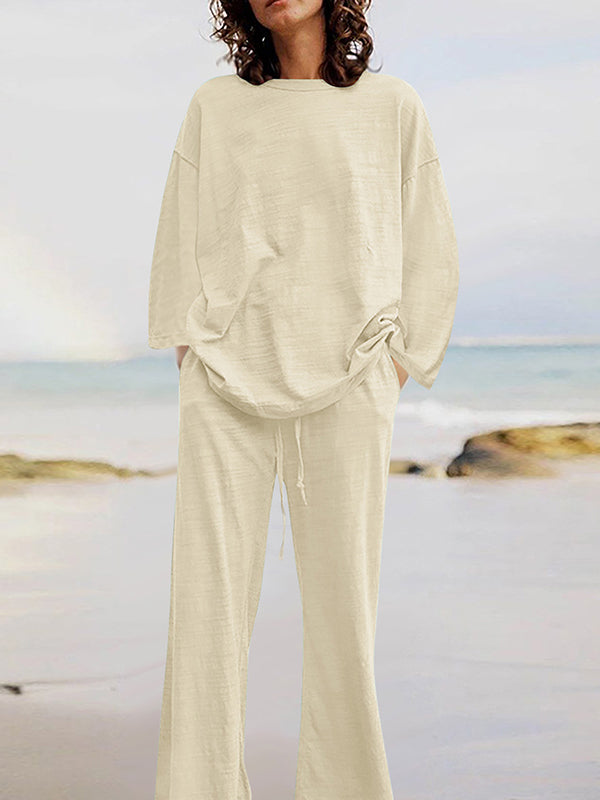 Alviera™ | Elegant Two-Piece Linen Set