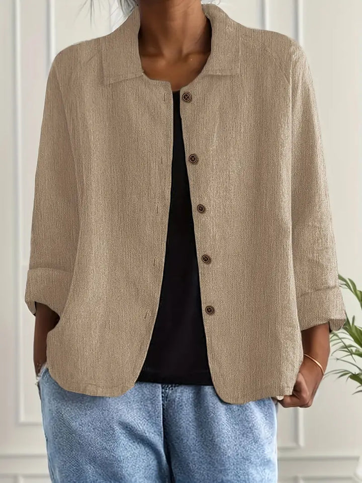 Solara™ | Classic Light Top – Timeless Elegance & Everyday Comfort