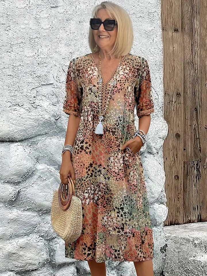Marilune™ – Vibrant Everyday Midi with Pockets