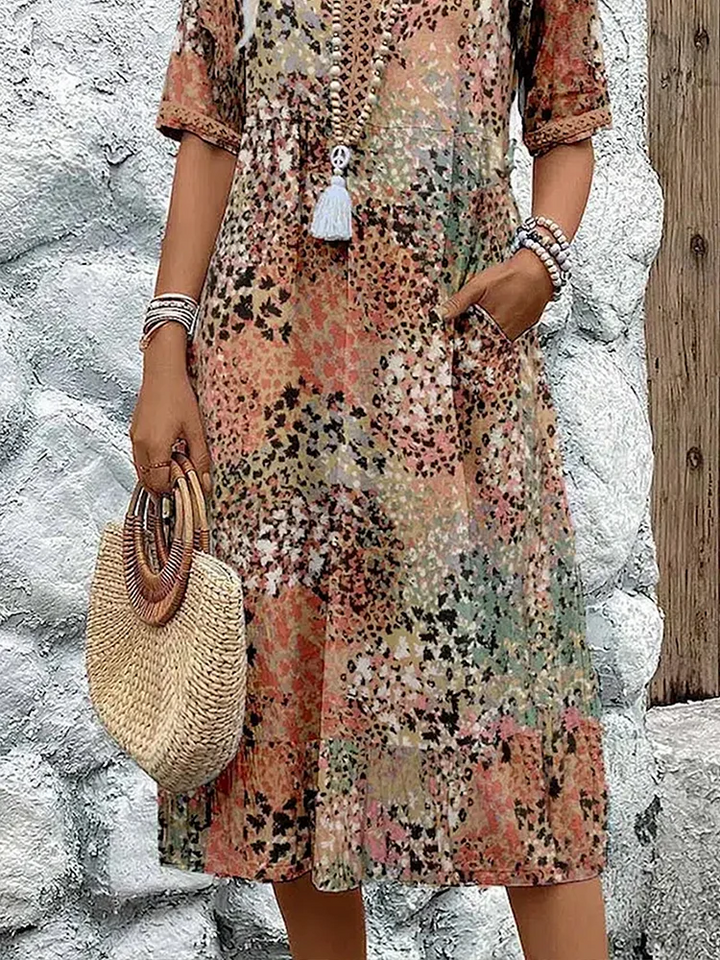 Marilune™ – Vibrant Everyday Midi with Pockets