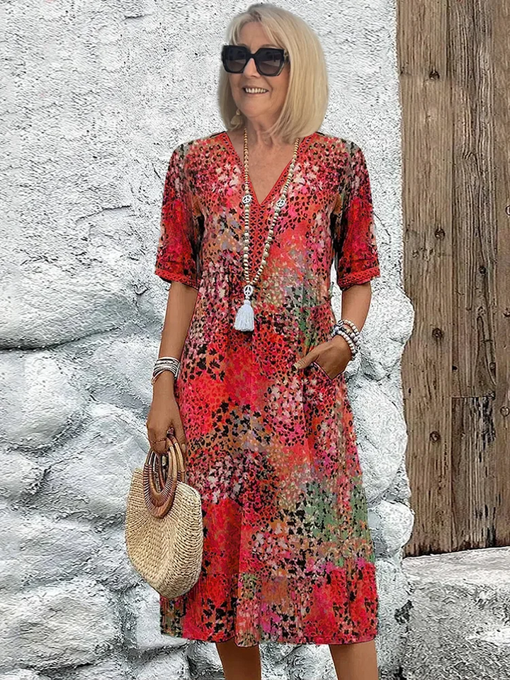 Marilune™ – Vibrant Everyday Midi with Pockets
