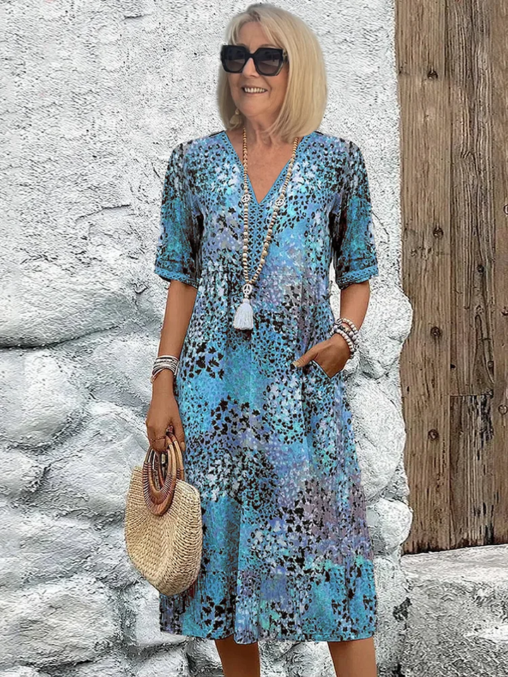 Marilune™ – Vibrant Everyday Midi with Pockets