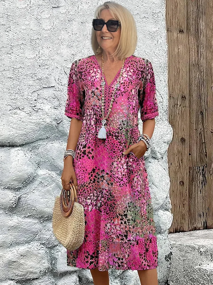 Marilune™ – Vibrant Everyday Midi with Pockets