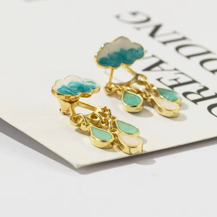 Sunny - Raindrop Pendant Earring