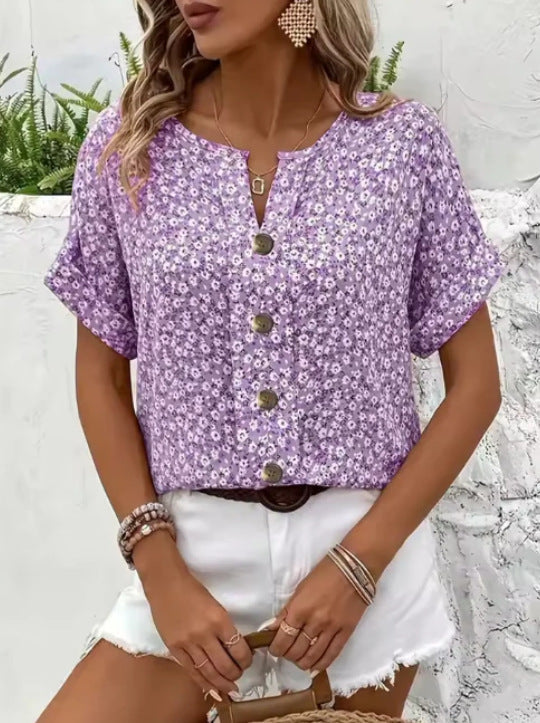 Anoria™ | Floral Casual Blouse