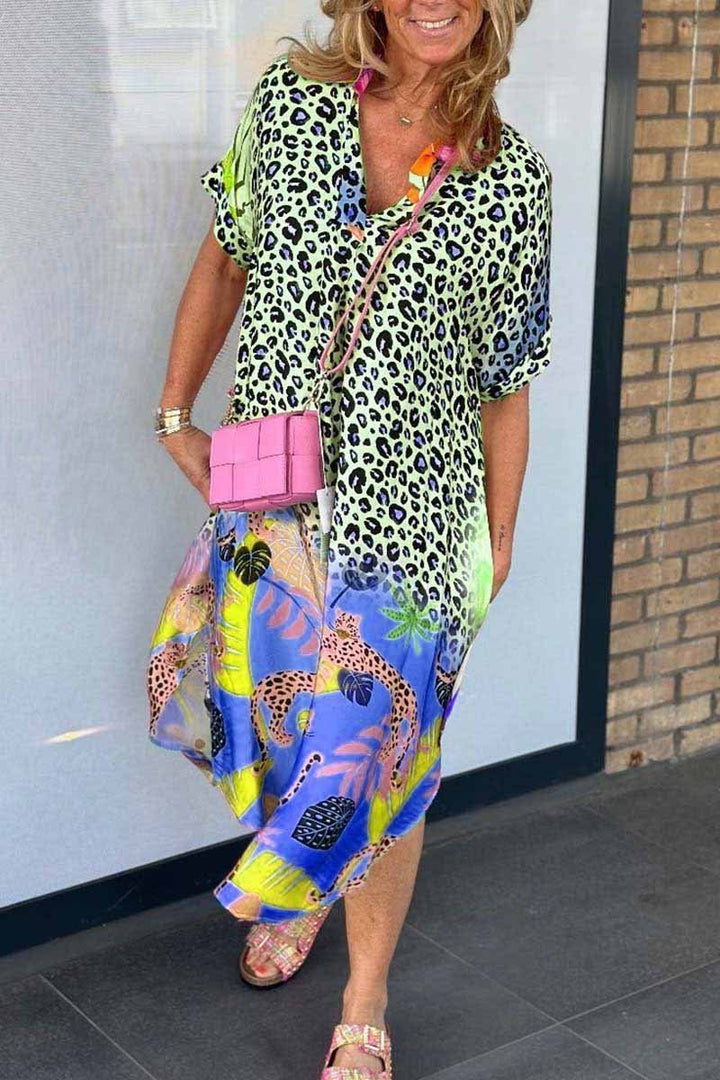 Ariana™ | Relaxed Fit Leopard Print Dress