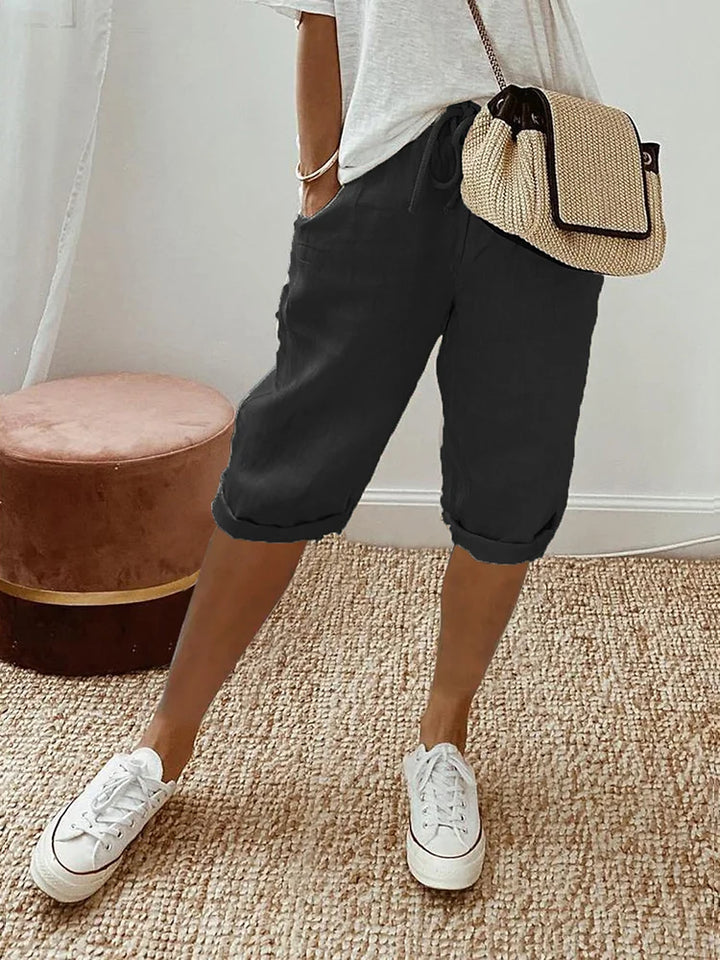 Rosa™ | Light Cotton-Linen Shorts