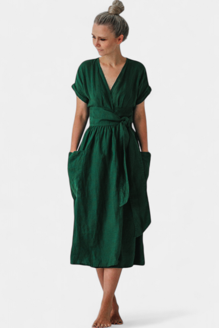 Aurila™ | Casual V-Neck Dress