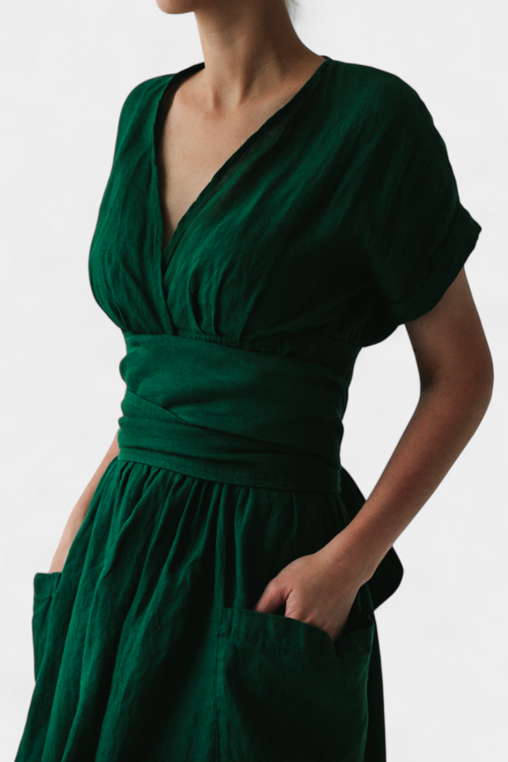 Aurila™ | Casual V-Neck Dress