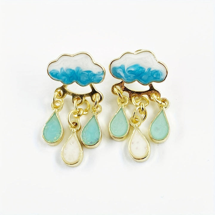Sunny - Raindrop Pendant Earring