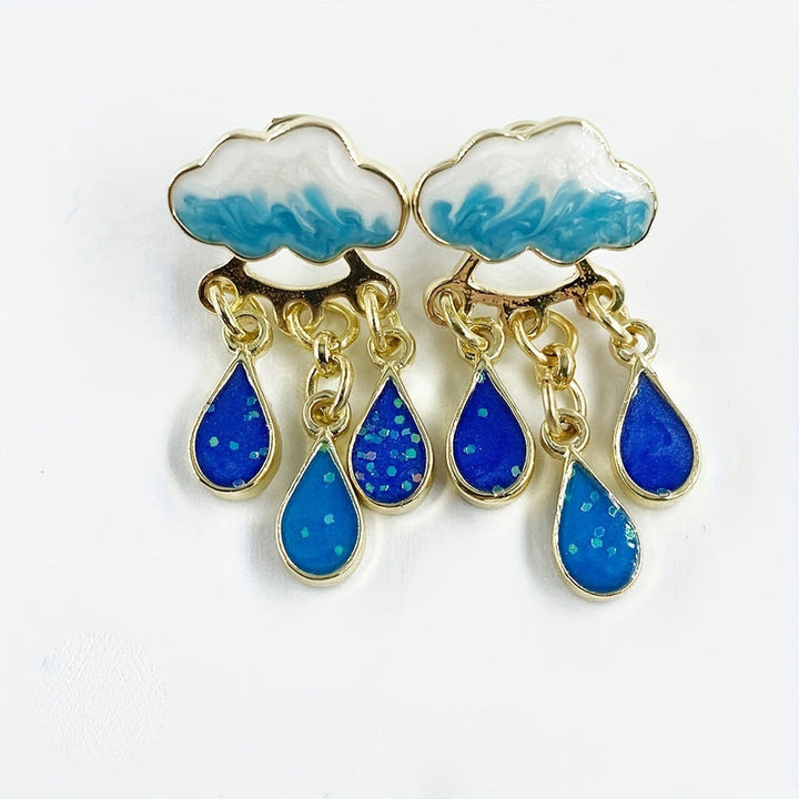 Sunny - Raindrop Pendant Earring