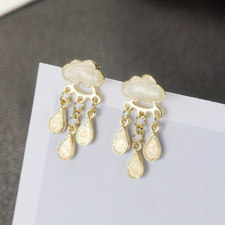 Sunny - Raindrop Pendant Earring