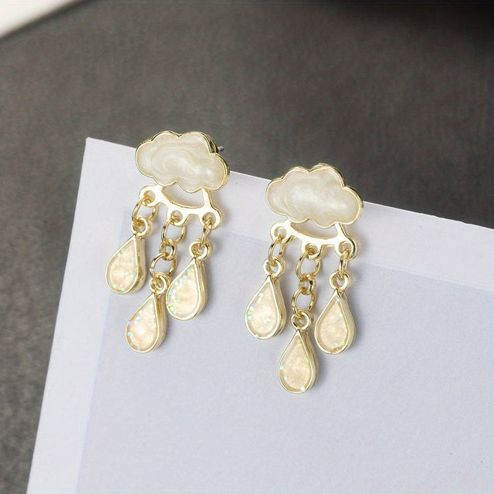 Sunny - Raindrop Pendant Earring