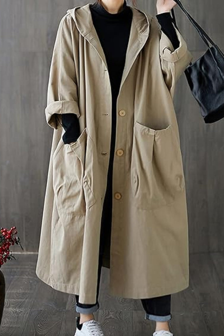 Annelore™ | Oversized Water-Resistant Windbreaker Jacket