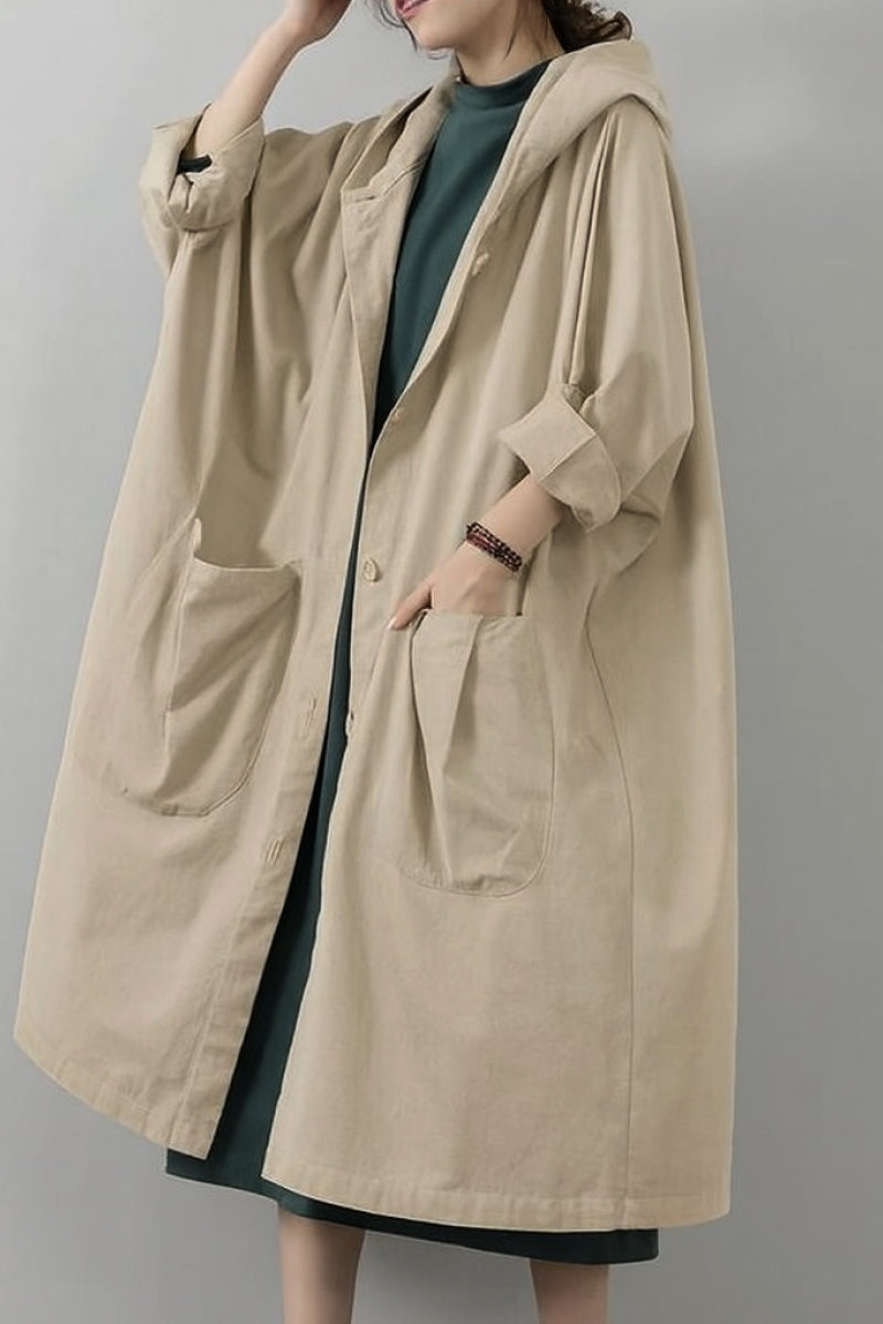 Annelore™ | Oversized Water-Resistant Windbreaker Jacket