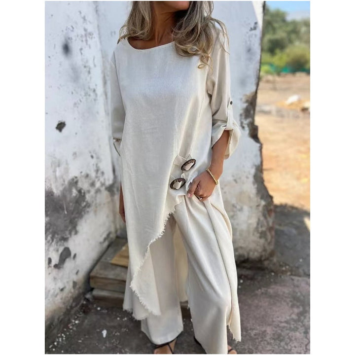 Tildara™ | Round Neck Two-Piece Set