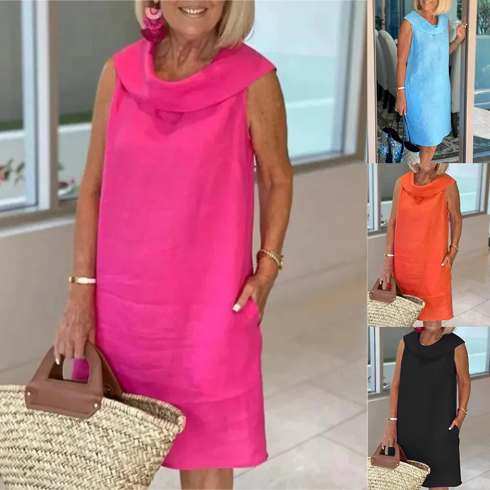 Sienna™ | Cotton Linen Fashion Dress