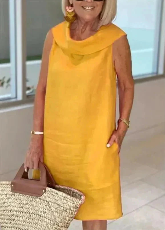 Sienna™ | Cotton Linen Fashion Dress