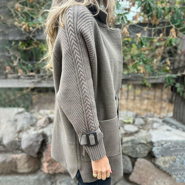 ISOLA™ | Mid-Length Double-Breasted Coat